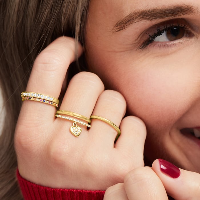 .38 ct. t.w. Multicolored Sapphire Eternity Band in 14kt Yellow Gold