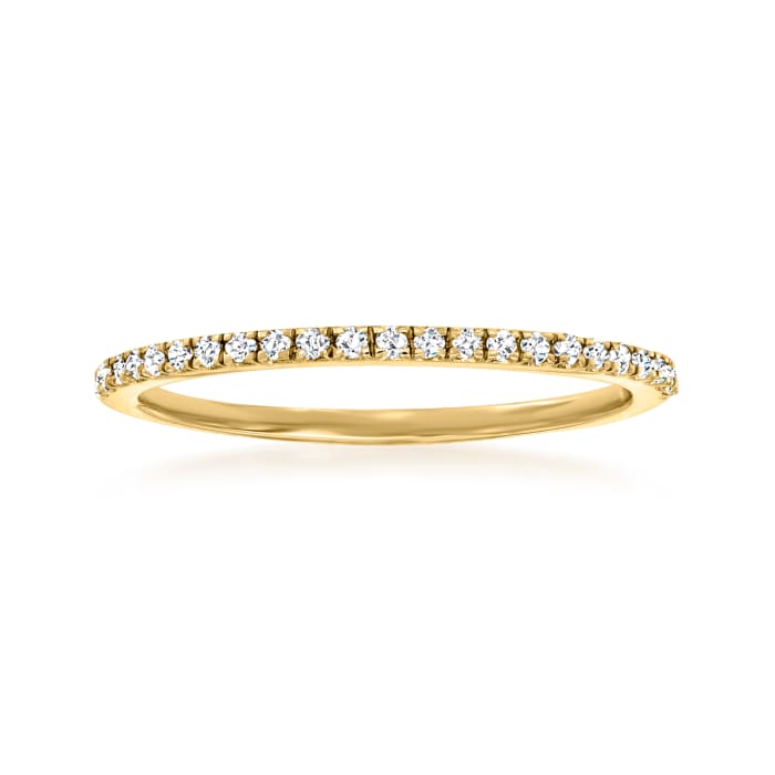 .15 ct. t.w. Diamond Stackable Ring in 14kt Yellow Gold