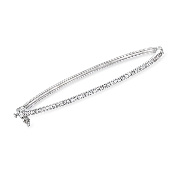 .25 ct. t.w. Diamond Bangle Bracelet in Sterling Silver